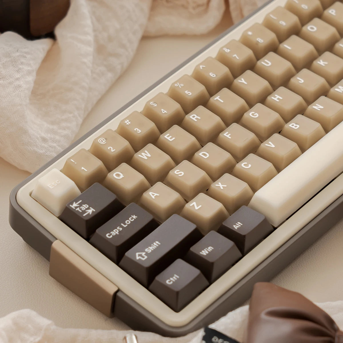Raw coconut latte keycap set